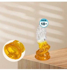 SNAILAGE - Kirin Two-tone Realistic Dildo Series (L:17cm - D:4cm)